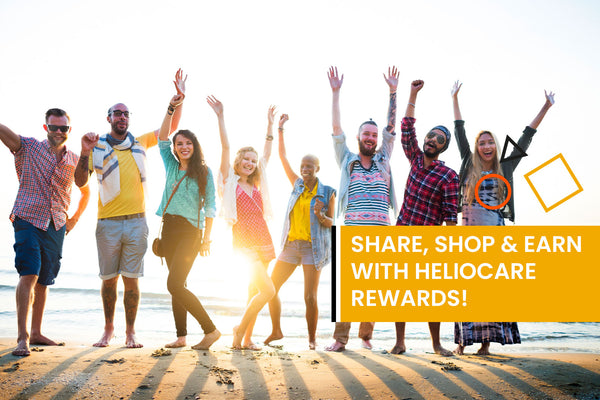 Share, Shop & Earn with Heliocare Rewards!