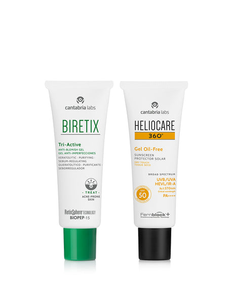 Buy Biretix Treat and Protect Bundle | For Spot-Prone Skin – Heliocare